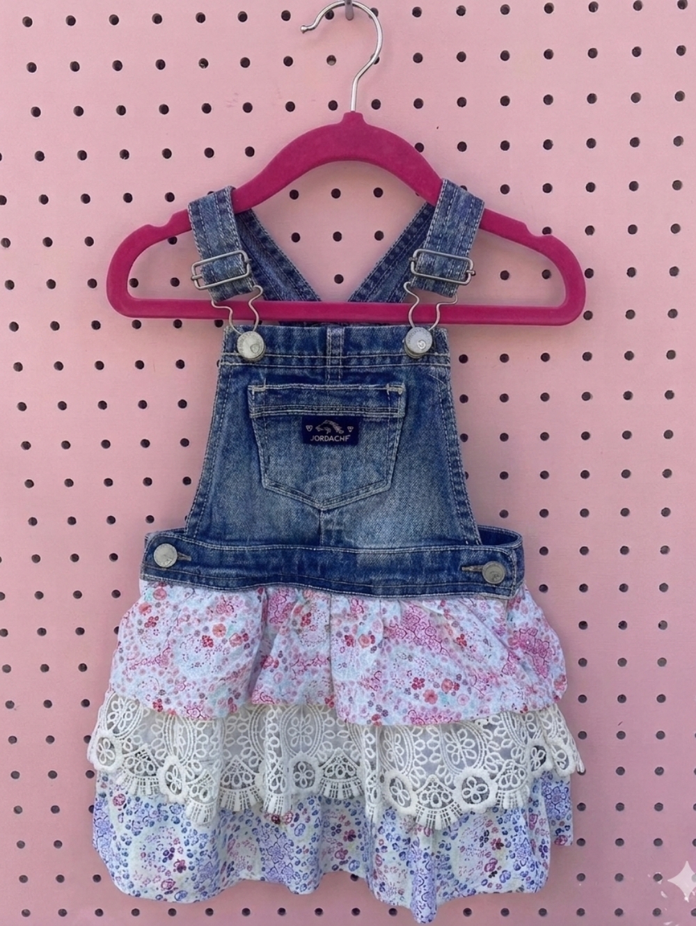 Jordache Denim Floral Girl's Dress-Size 3T